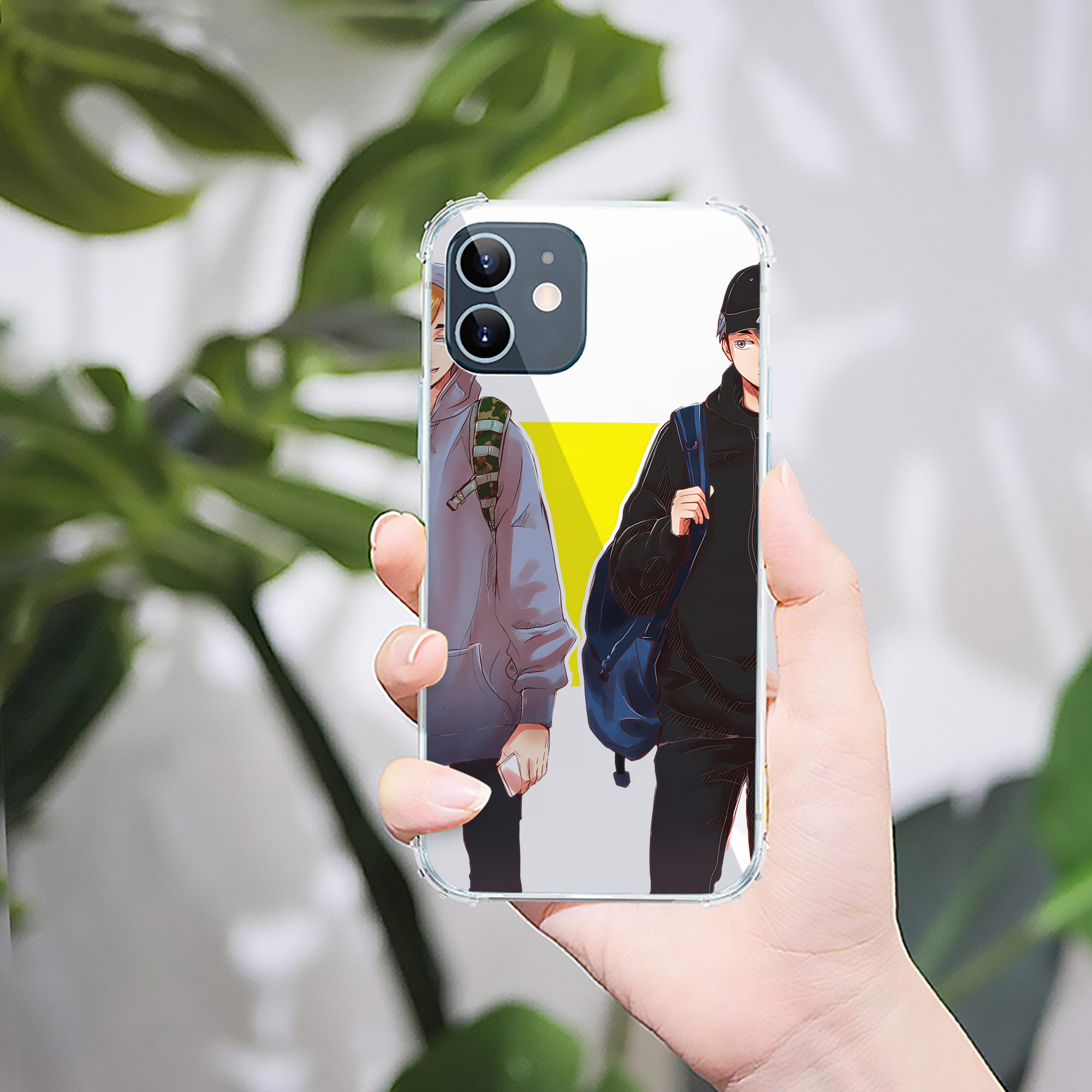 （画像用） SPY×FAMILY间谍家家酒 【iPhone 12シリーズ対応】透明スマホケース（クリアソフトケース）